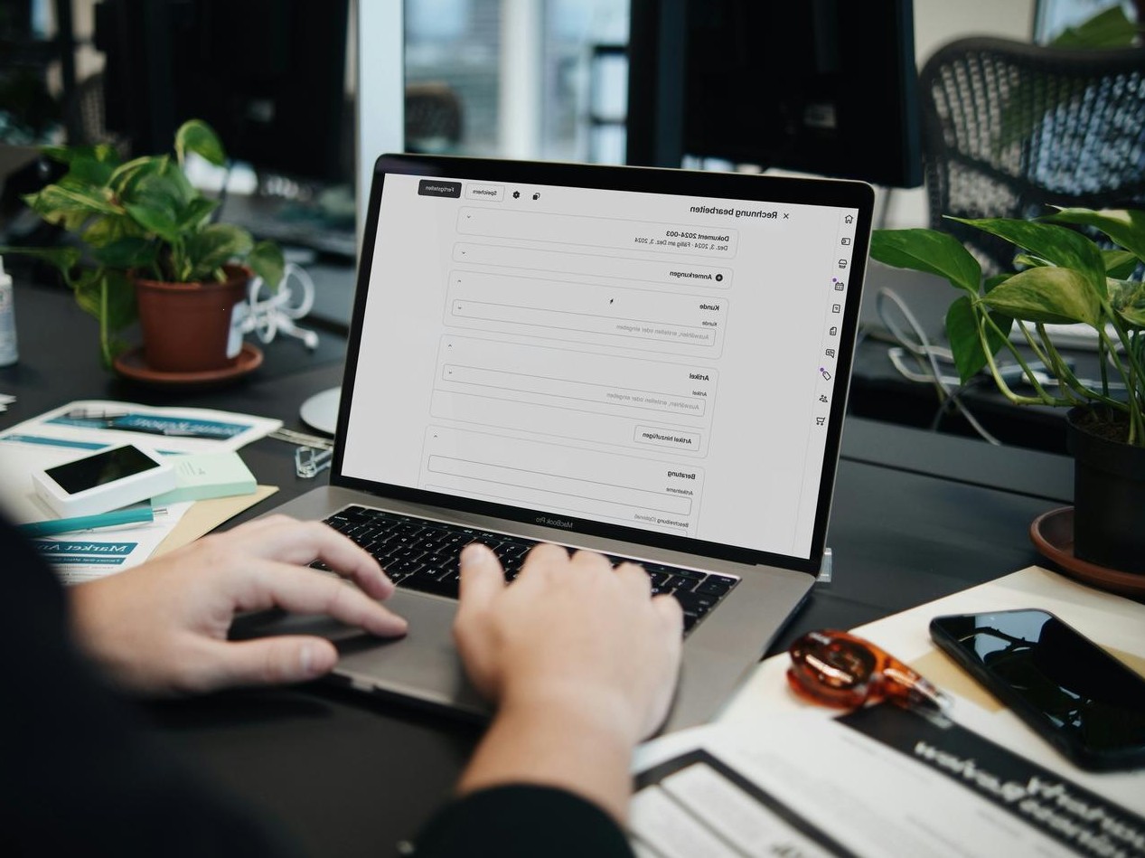 Web application dashboard sample